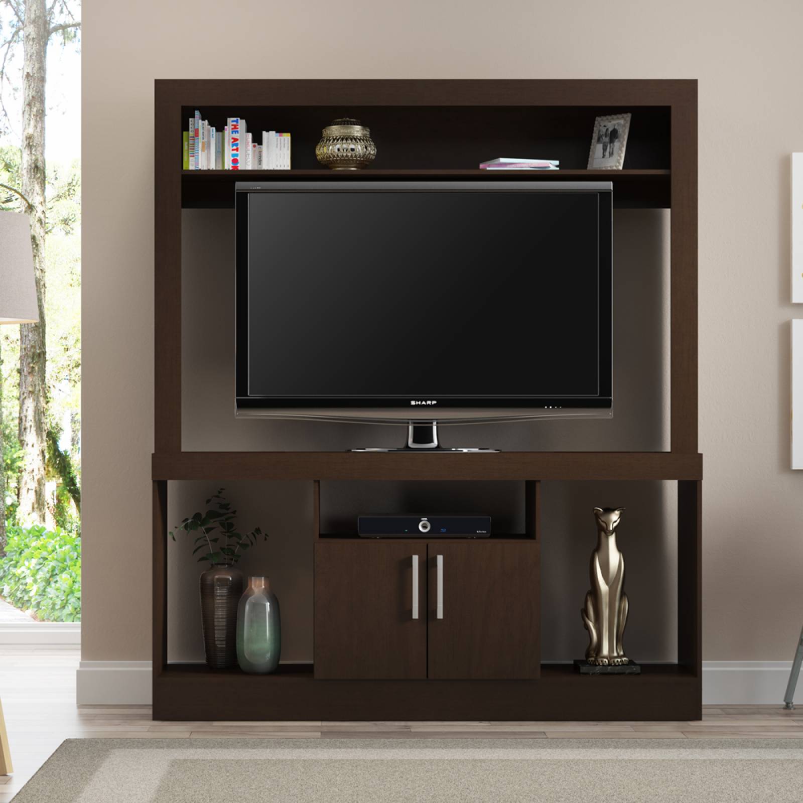 C E Bertolini 1303 Chocolate Para Pantalla Hasta 32 Pulg