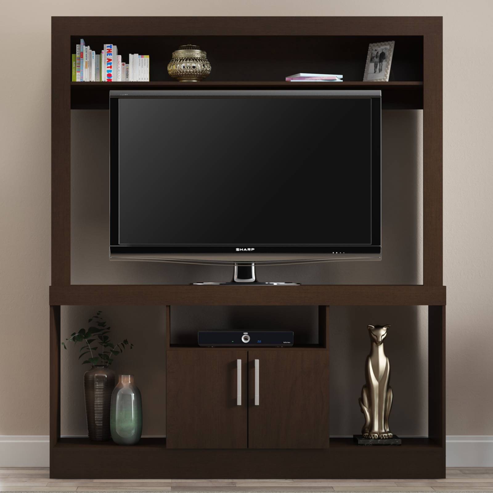 C E Bertolini 1303 Chocolate Para Pantalla Hasta 32 Pulg