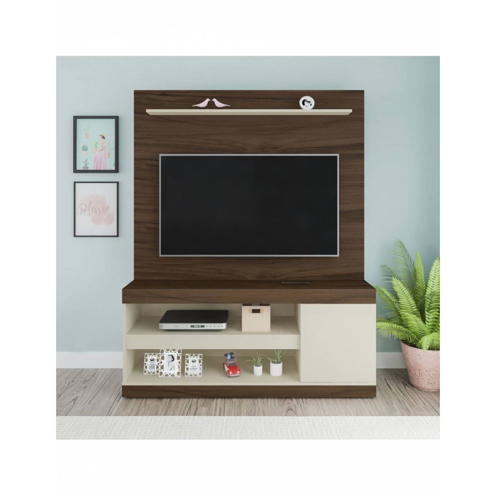 CE BERTOLINI CAPRI ALMENDRA OFF WHITE PARA TV HASTA 60 Pulg