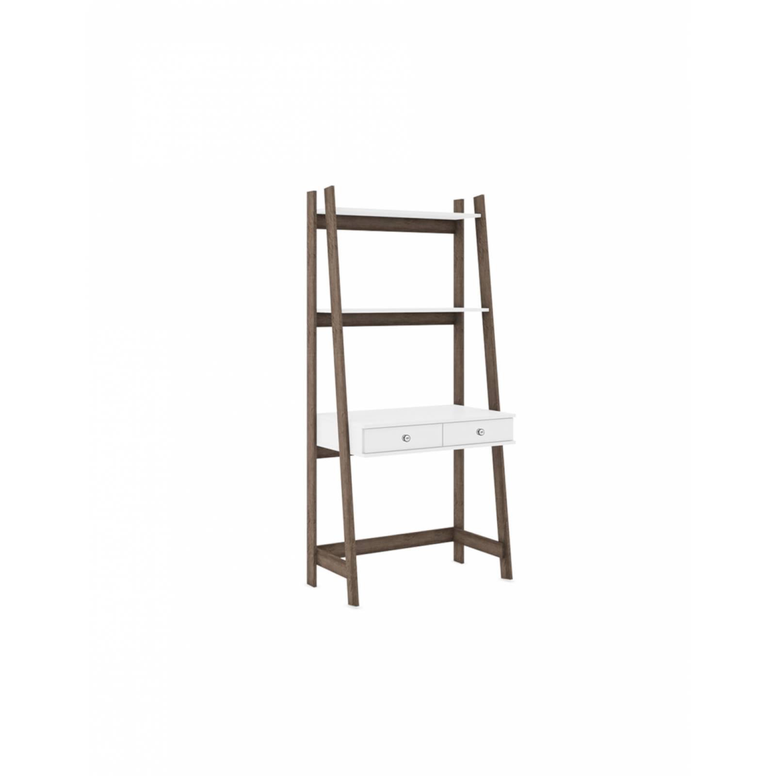 ESCRITORIO BERTOLINI RT 3120 RUSTICO BLANCO