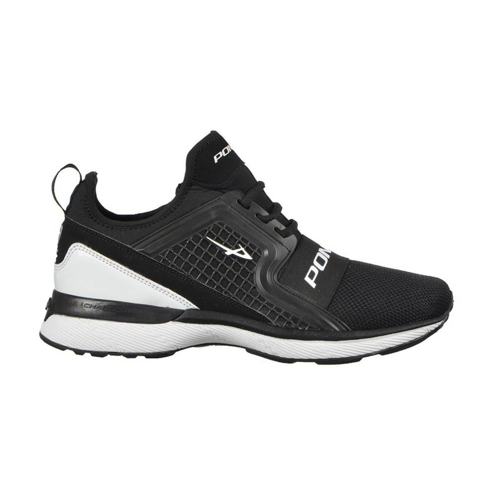 Calzado Hombre Caballero Tenis Deportivo Pontiac Negro Comod 