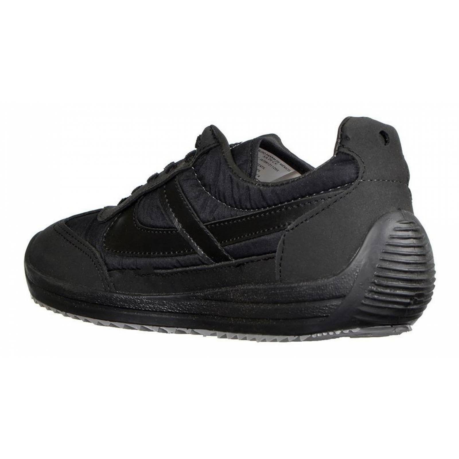 Calzado Hombre Caballero Tenis Casual Panam 084 En Negro Comodo 