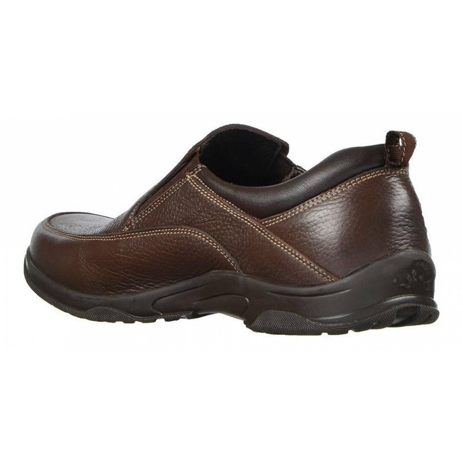 Calzado Hombre Caballero Zapato Casual Tipo Piel Cafe Comodo 