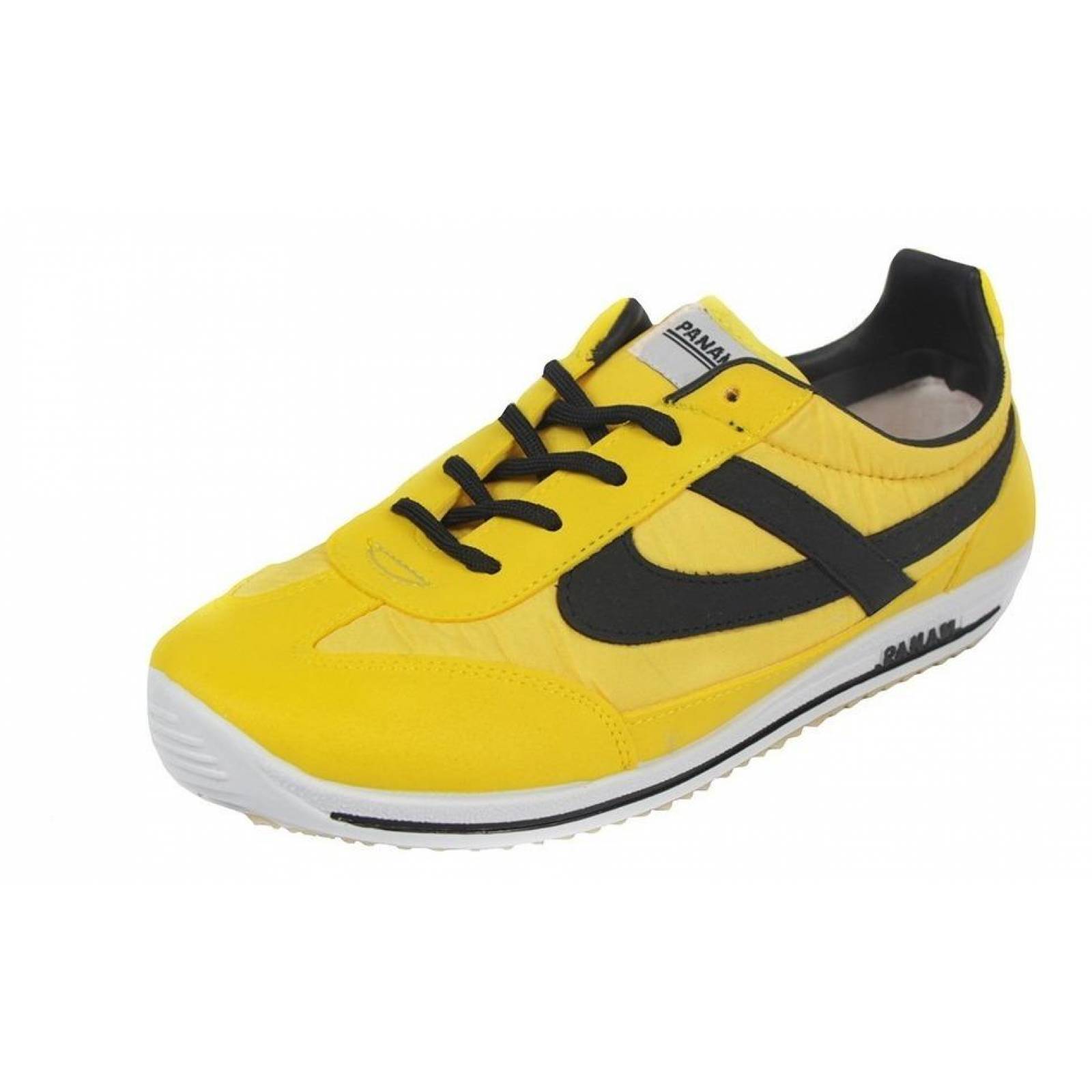 Tenis Dama Mujer Panam Textil Amarillo Clásicos Casual