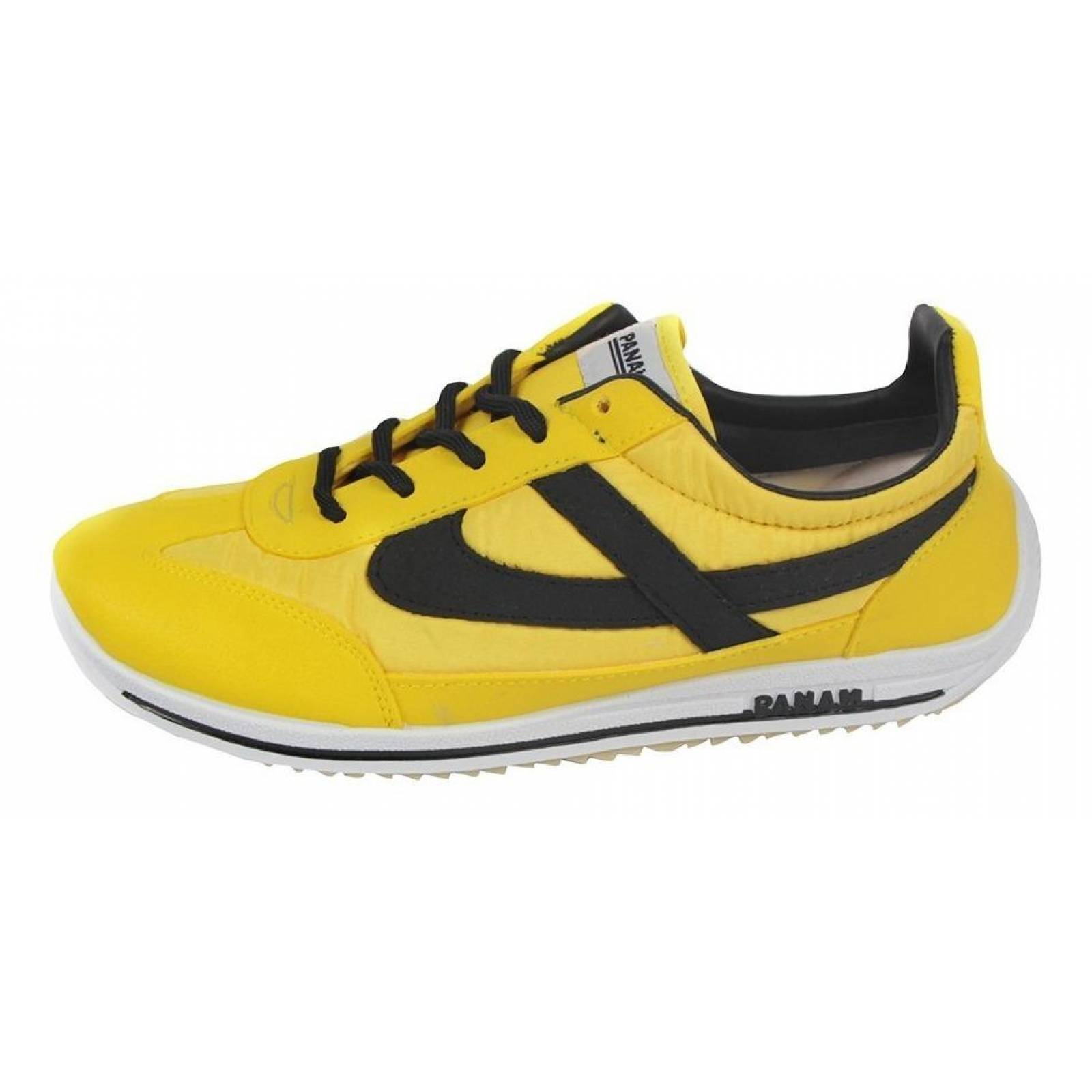 Tenis Dama Mujer Panam Textil Amarillo Clásicos Casual