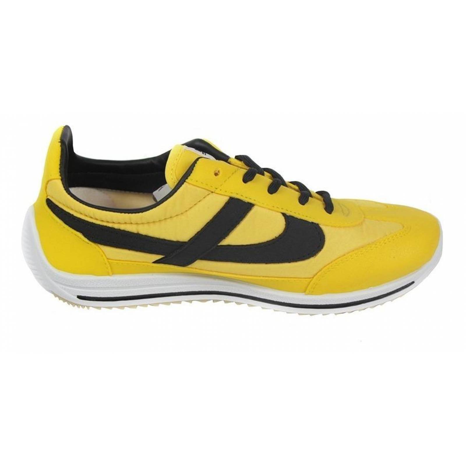Tenis Dama Mujer Panam Textil Amarillo Clásicos Casual