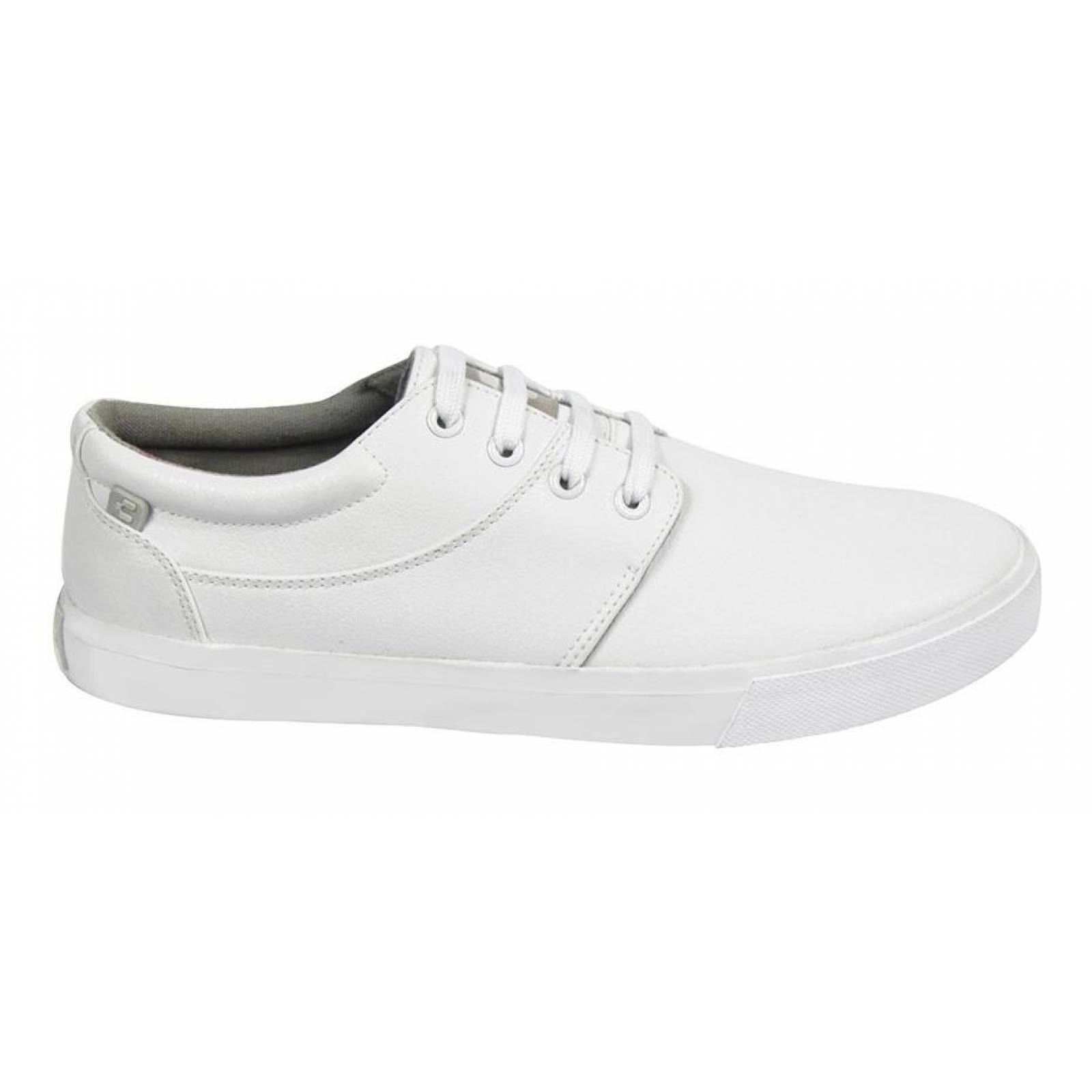 Tenis Hombre Caballero Charly Blanco Cómodos Casuales 