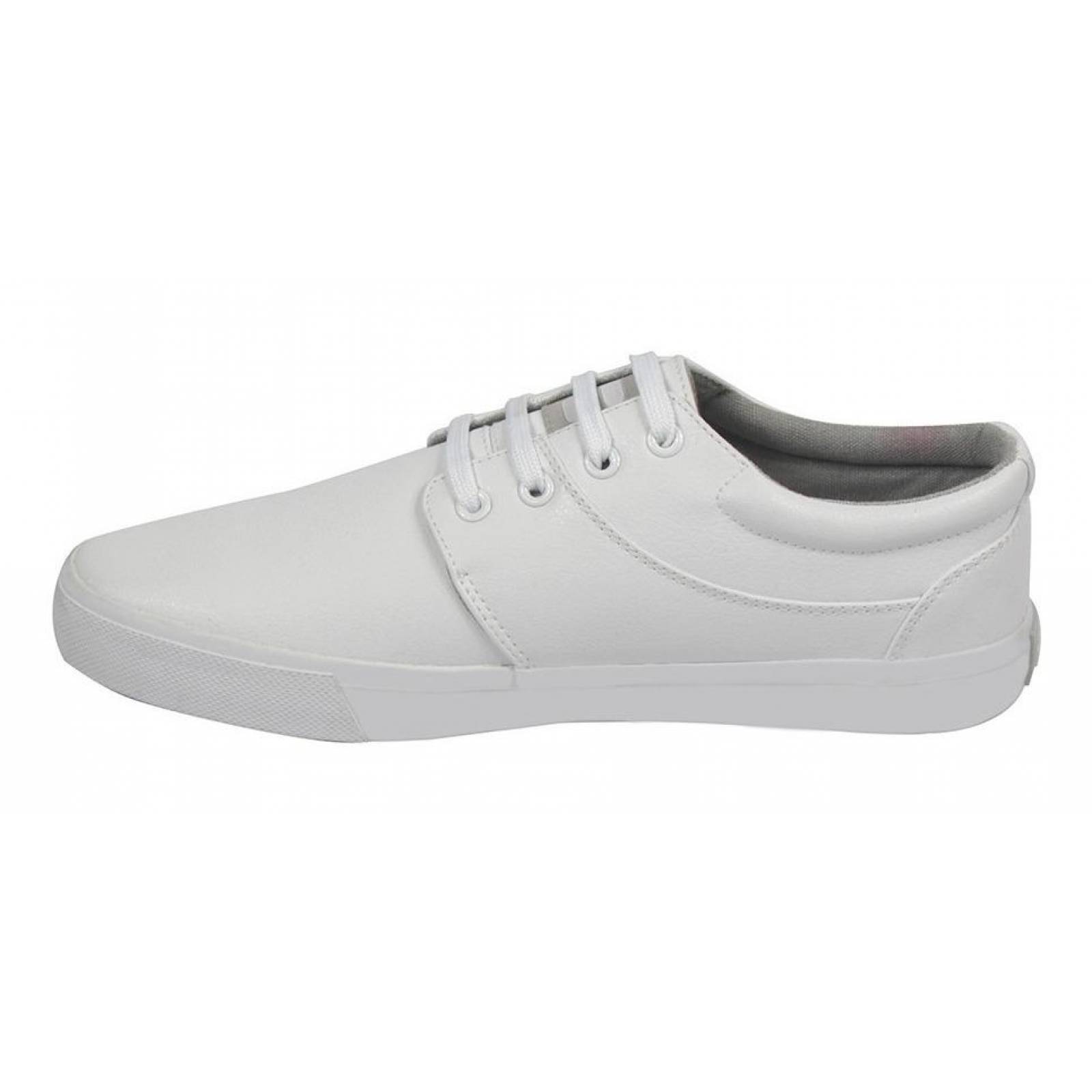 Tenis Hombre Caballero Charly Blanco Cómodos Casuales 