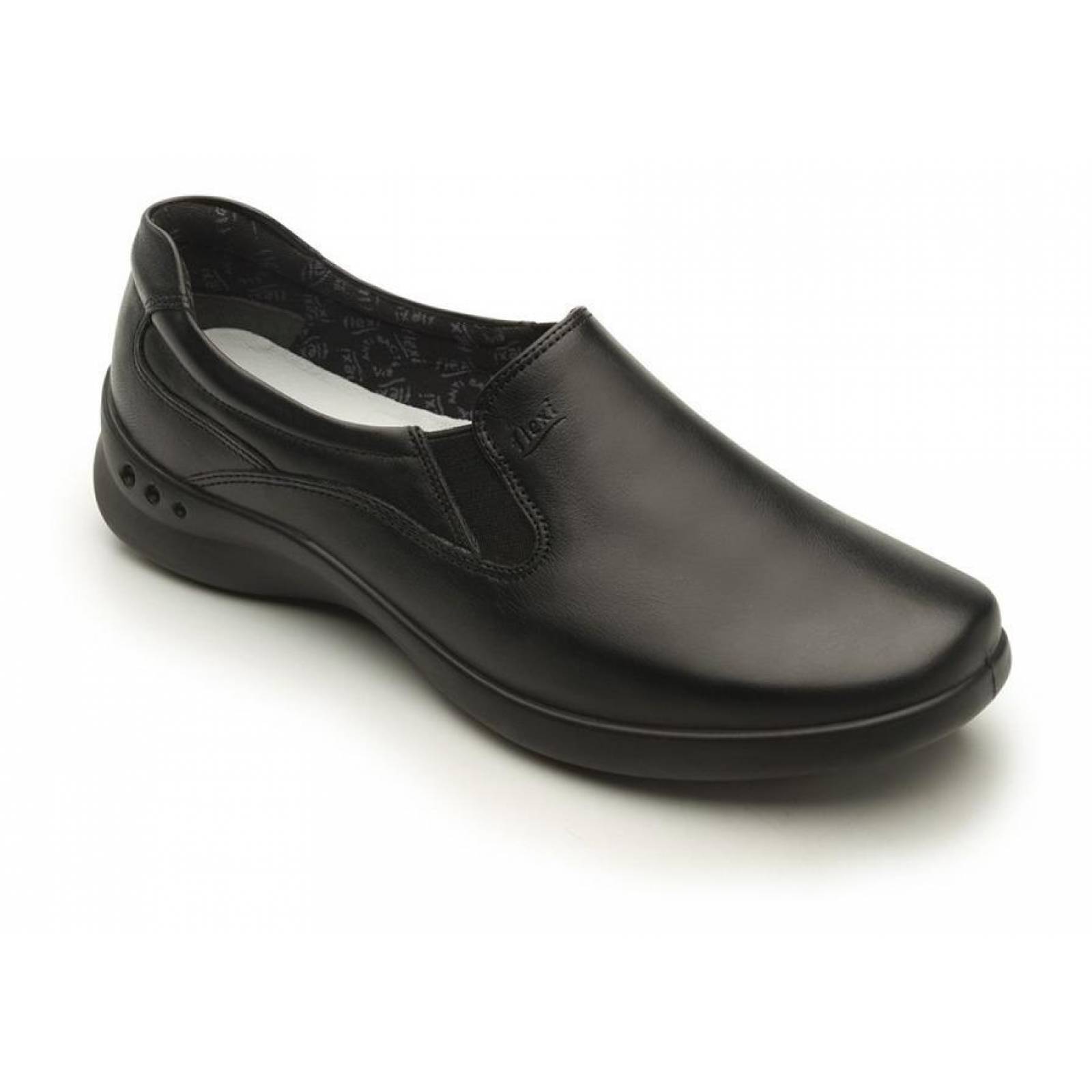 Flats Para Mujer Flexi Confort Casuales Piel Negros