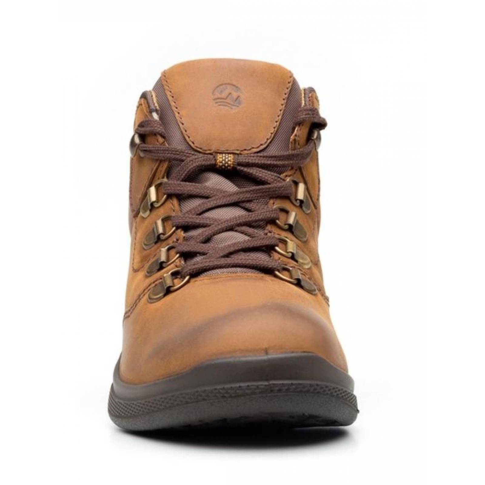 Botines Dama Mujer Flexi Piel Café Casuales Cómodos 