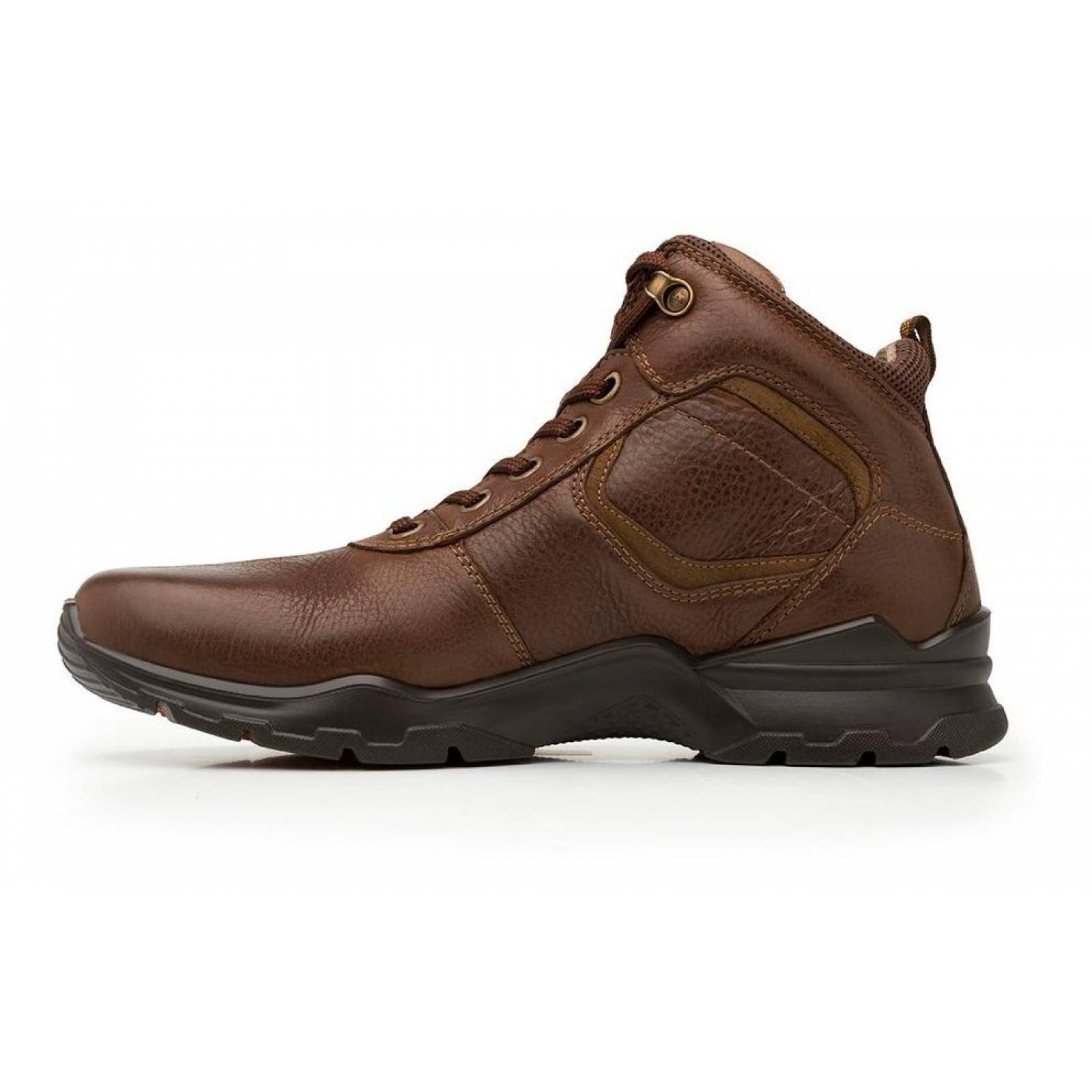 Botines Hombre Caballero Flexi Piel Chocolate Casuales