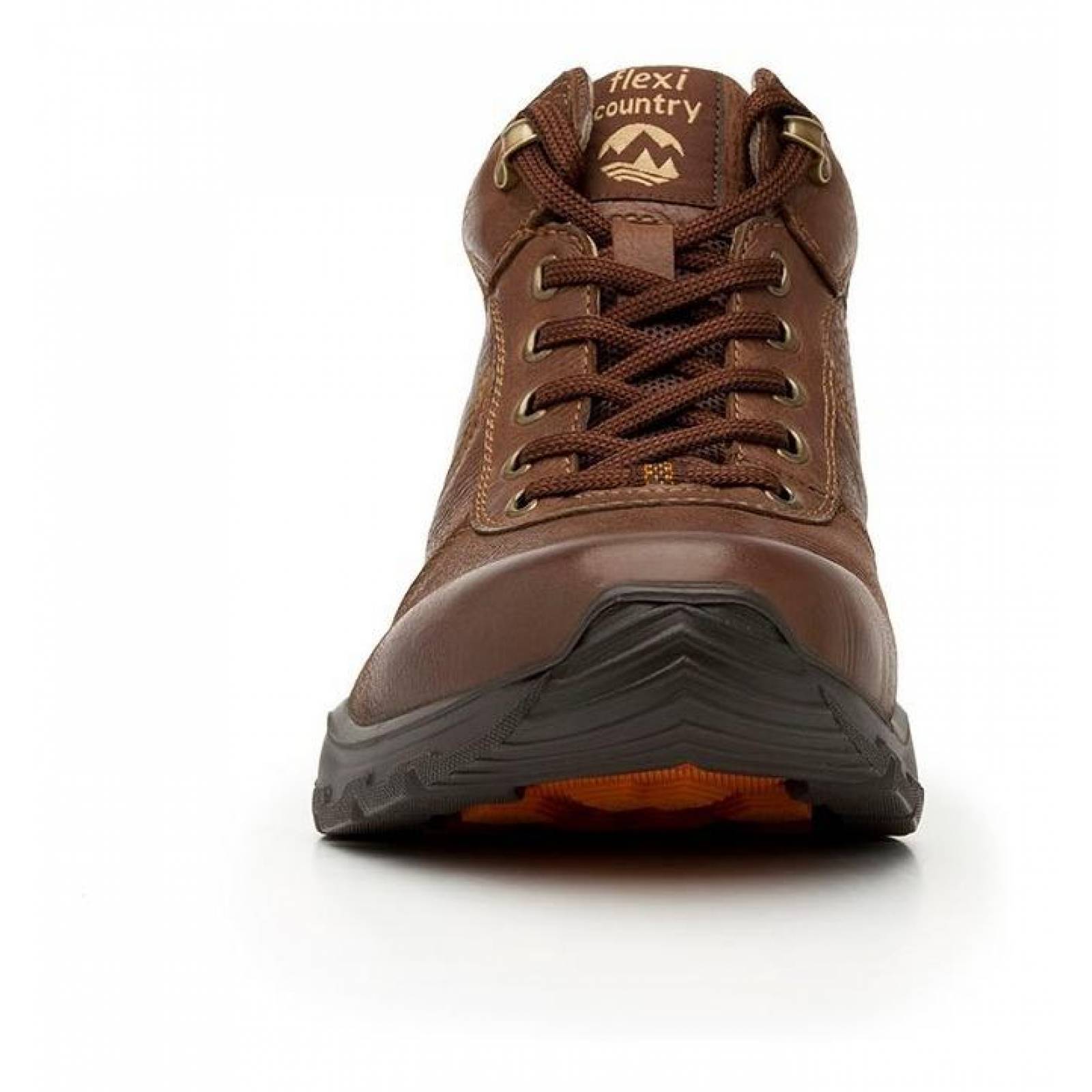 Botines Hombre Caballero Flexi Piel Chocolate Casuales