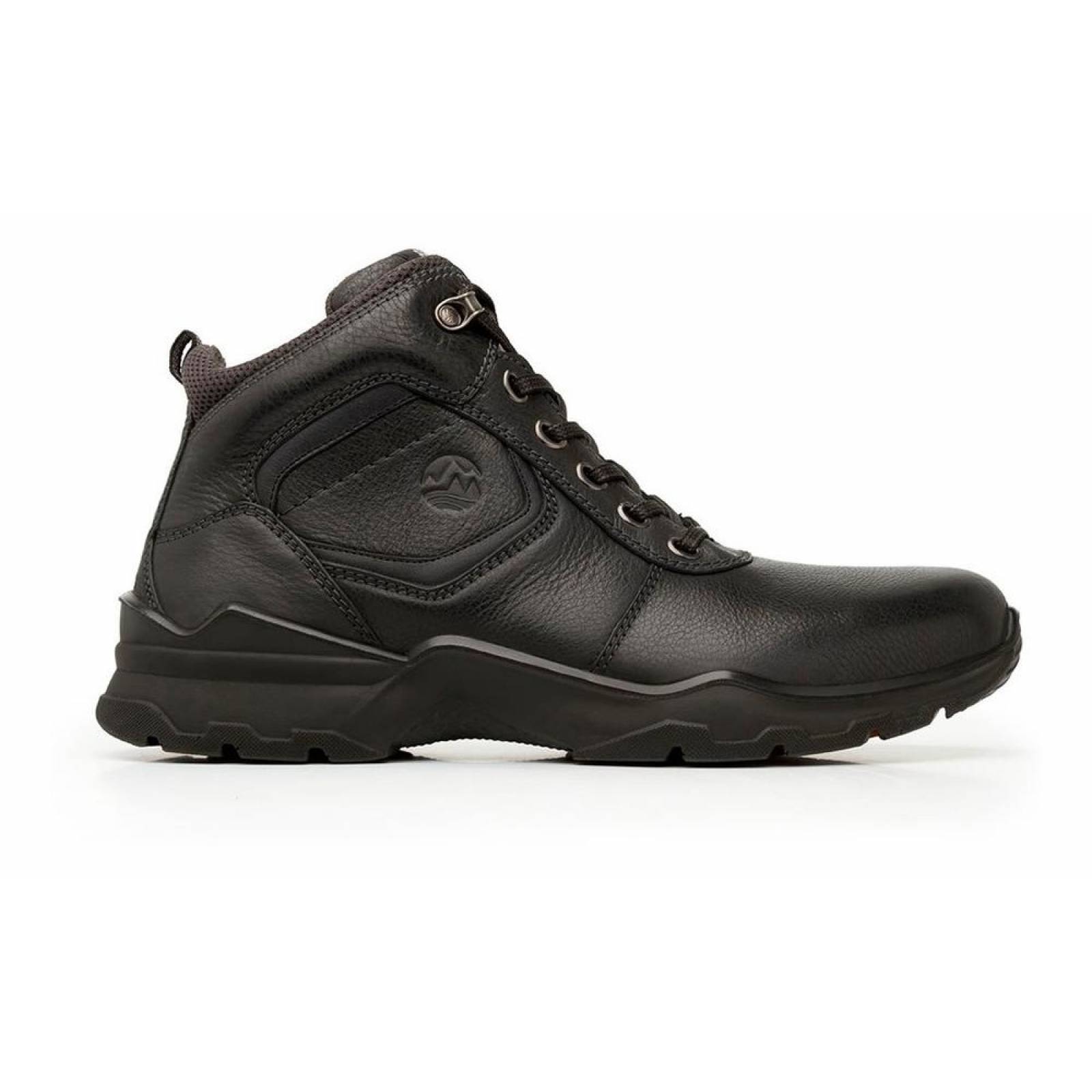 Botines Hombre Caballero Casuales Hombre Flexi Negro 