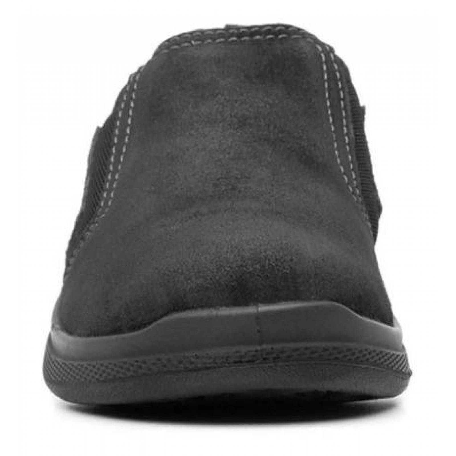 Zapato Dama Mujer Flexi Confort Negro Gamuza Casual Cómodo 