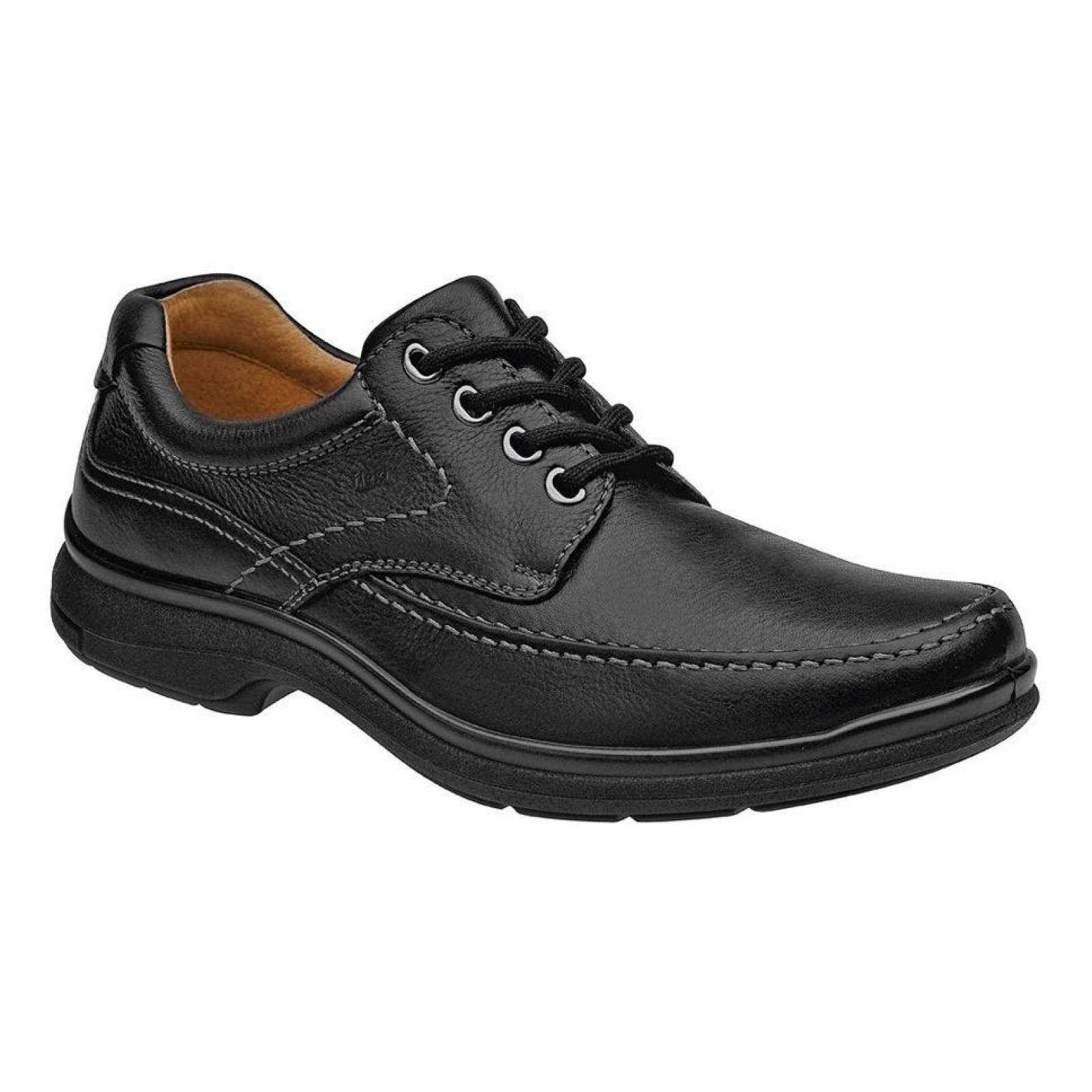 Zapato Hombre Caballero Flexi Piel Negro Casual Cómodo 