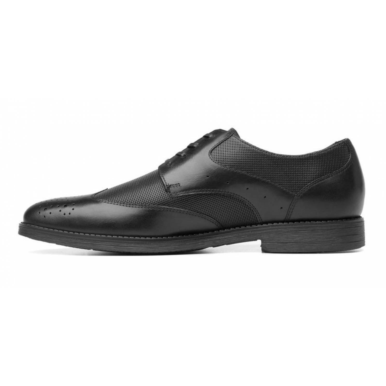 Zapatos Hombre Caballero Flexi Bostoniano Negro Formal 