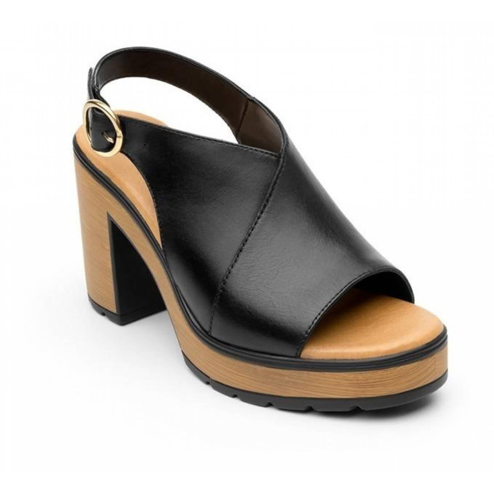 Calzado Dama Mujer Flexi Casual Zapatilla Piel Negro Comodo