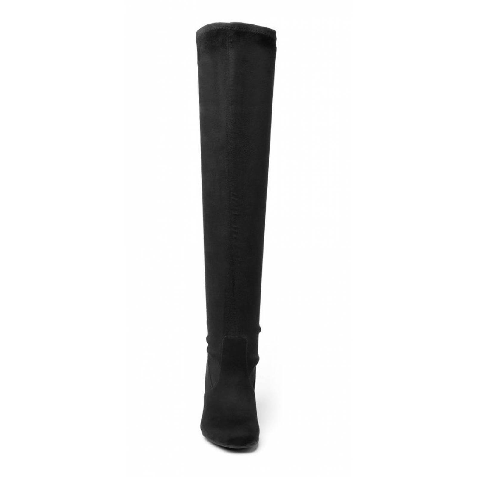 Botas Dama Mujer Largas Flexi Textil Negro Casual