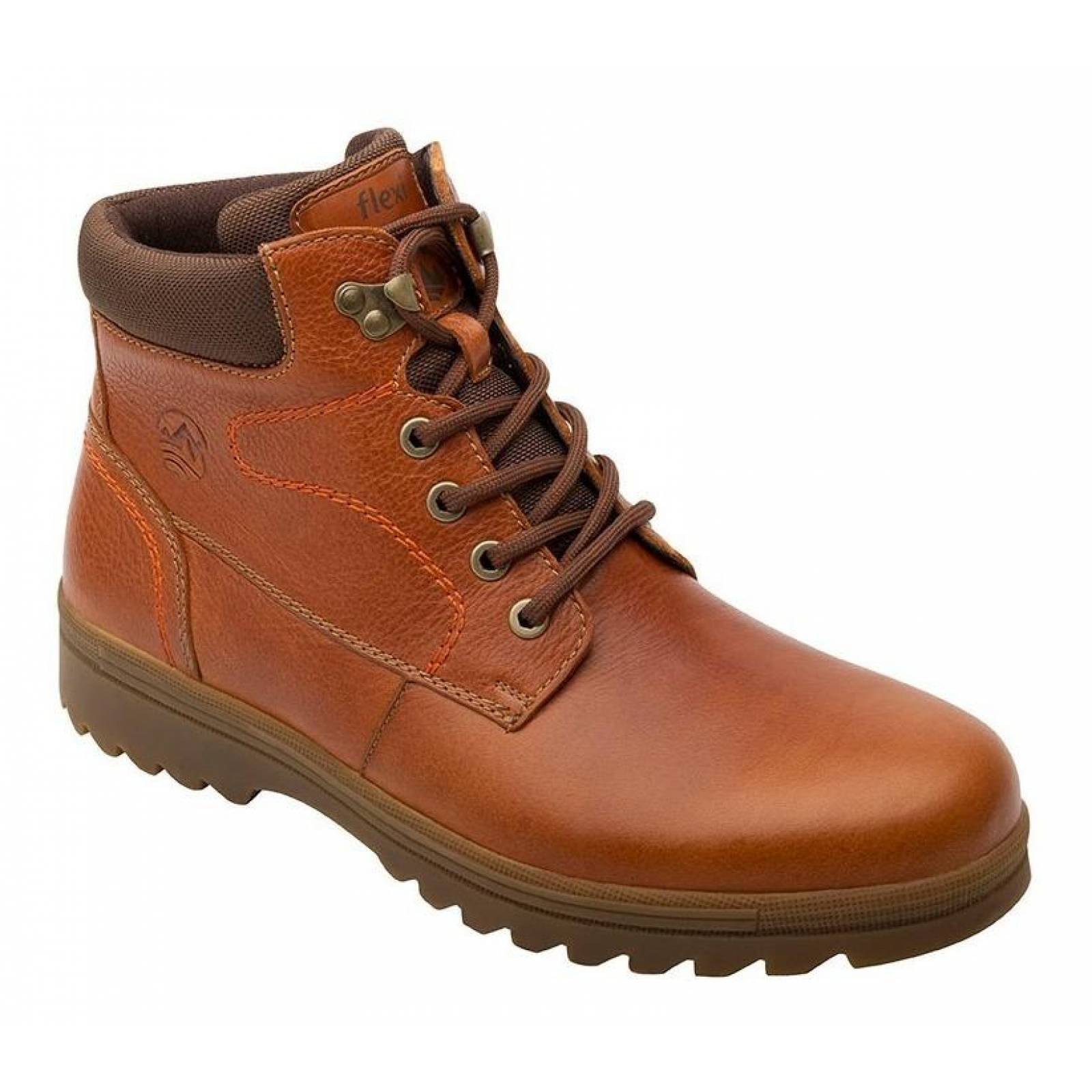 Botas Hombre Caballero Flexi Tan Piel Casuales Cómodas 