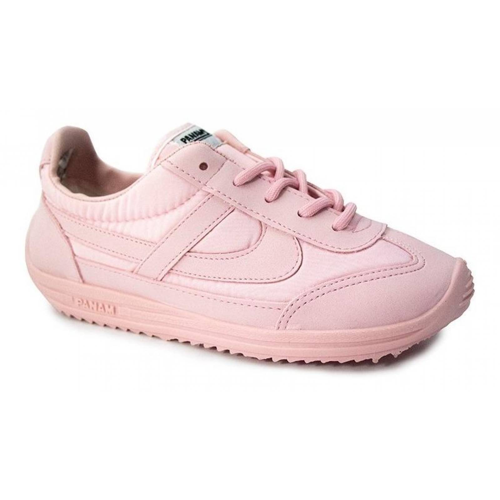 Tenis Panam 084 Niña Juvenil Rosa Textil Casuales Cómodos 