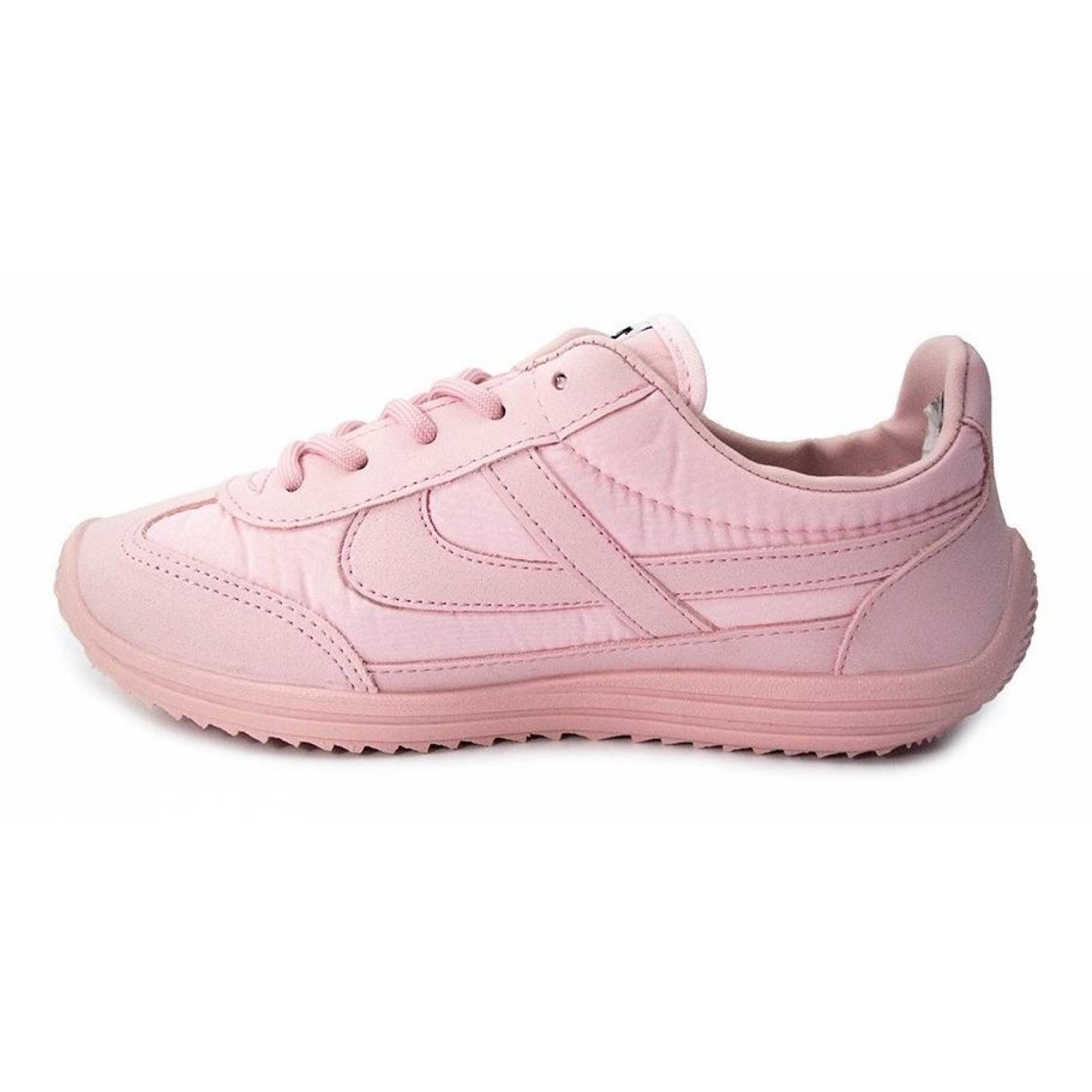 Tenis Panam 084 Niña Juvenil Rosa Textil Casuales Cómodos 