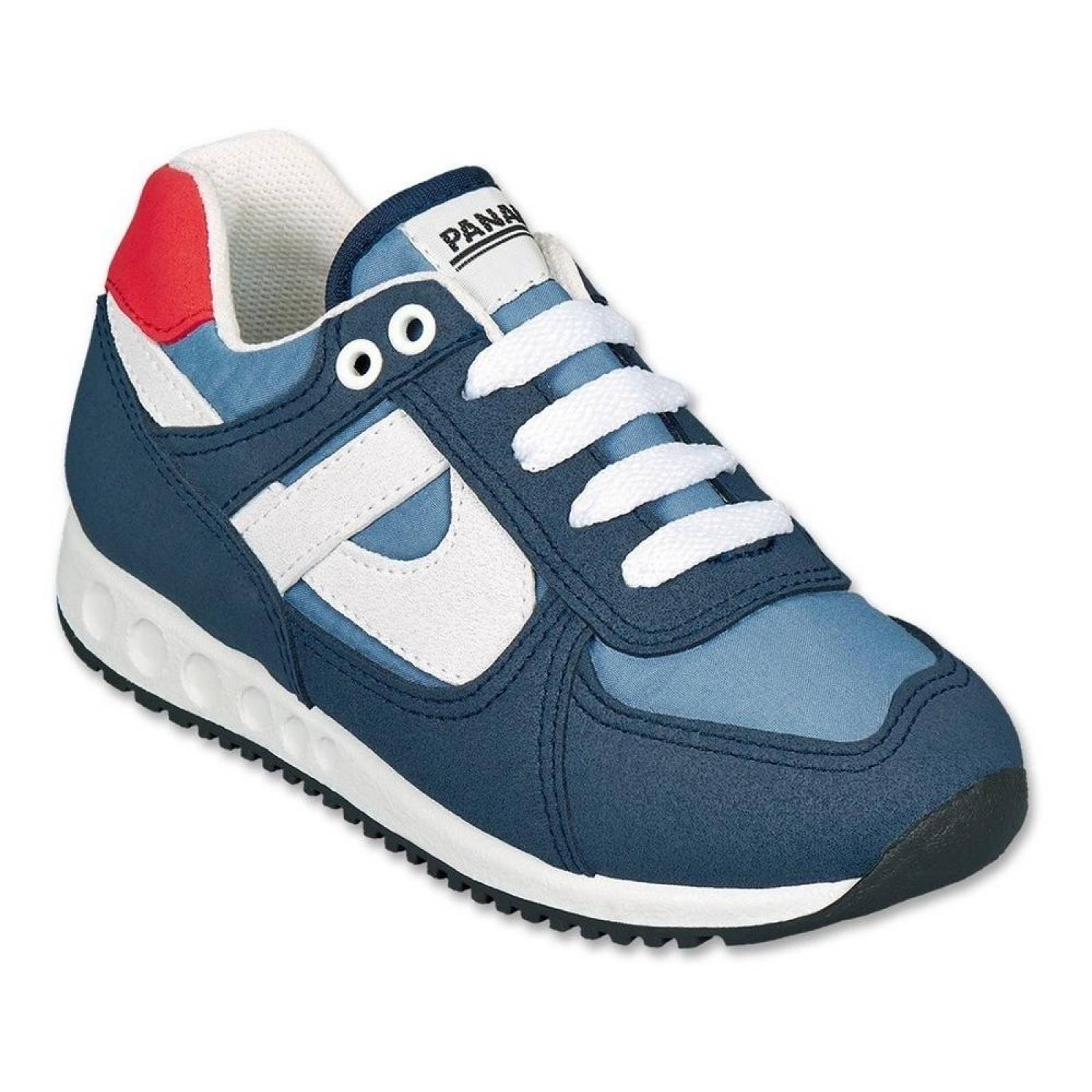 Tenis Niño Niña Panam Azul Casual Cómodo 