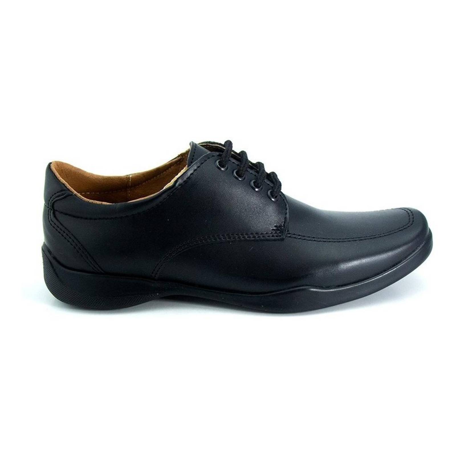 Zapatos Para Niño Escolares Casuales Tipo Piel Negros 