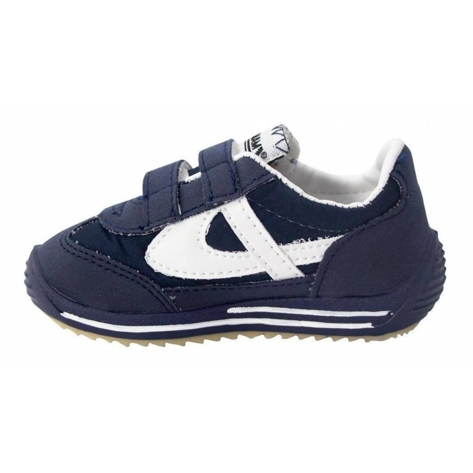 Tenis Niño Bebé Panam 084 Azul Clásico Casual