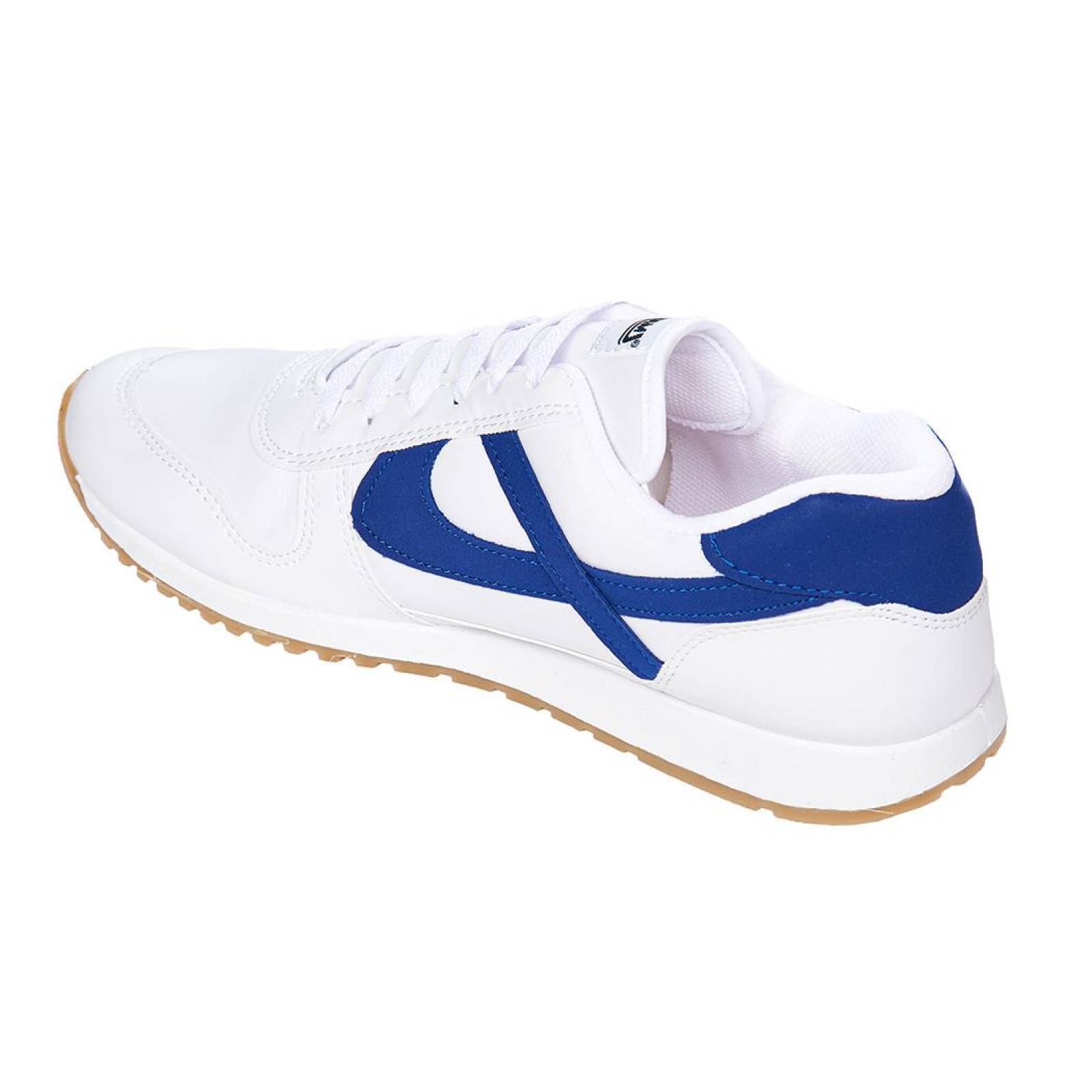 Tenis para hombre Panam (Unisex Adulto) Tipo Piel Blanco Casual Cómodo 