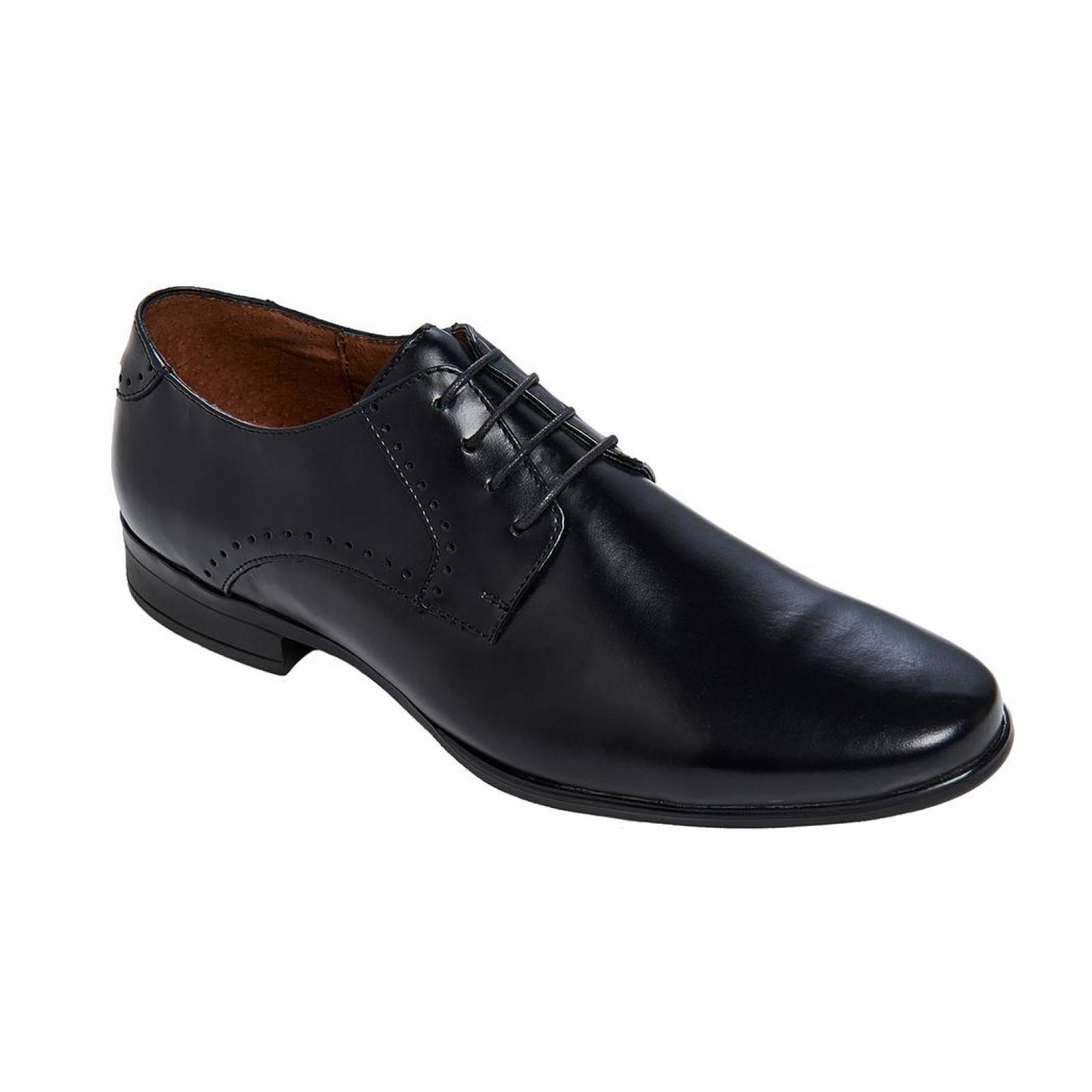 Zapato hombre vestir formal 100% piel negro