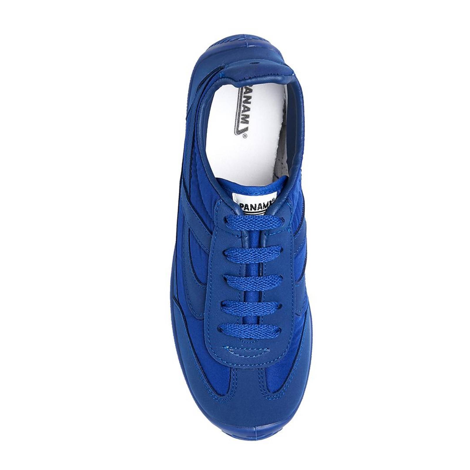 Tenis Para Hombre Panam Casuales Textil Azul Clásicos 