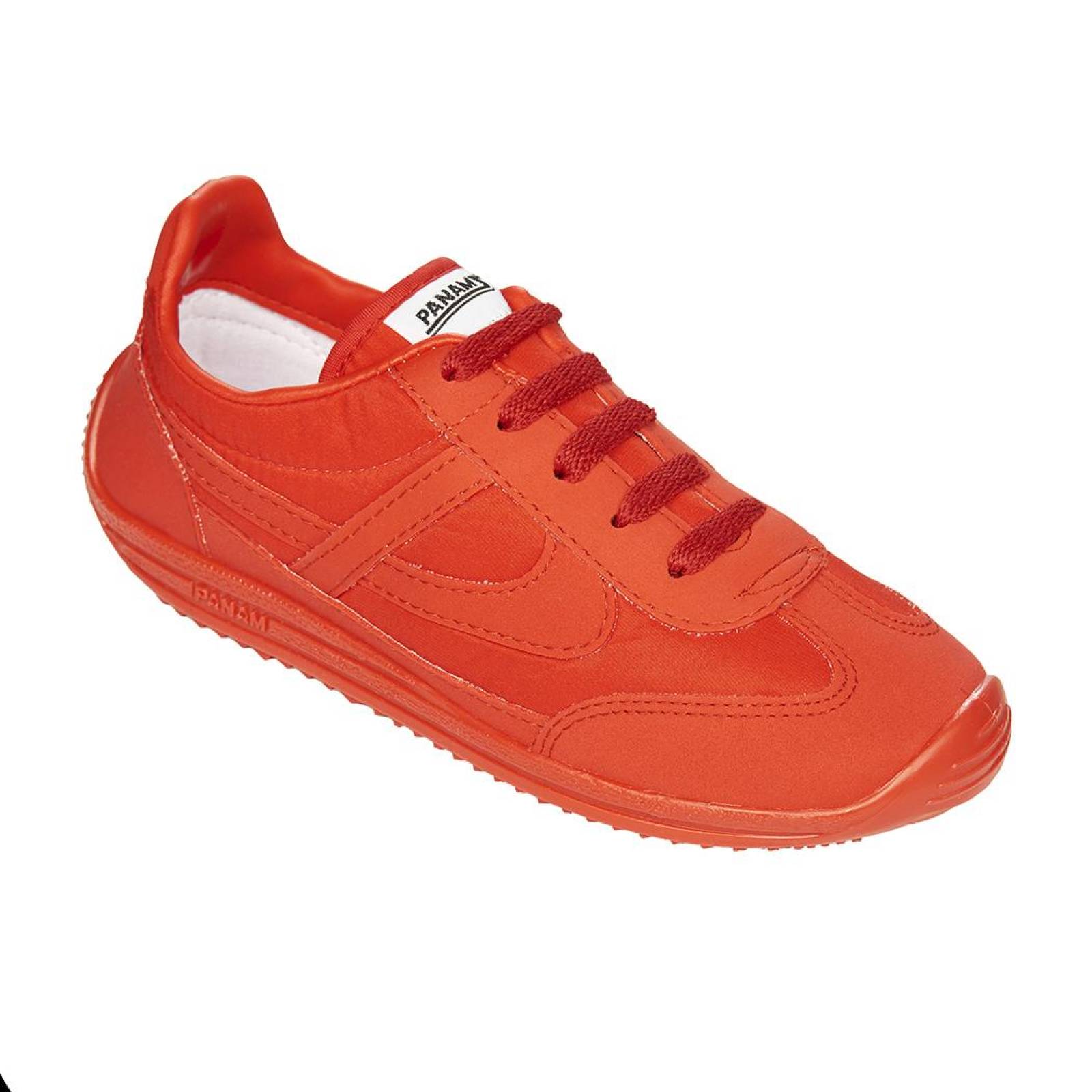 Tenis Para Hombre Panam Clásicos Textil Rojo Casuales 