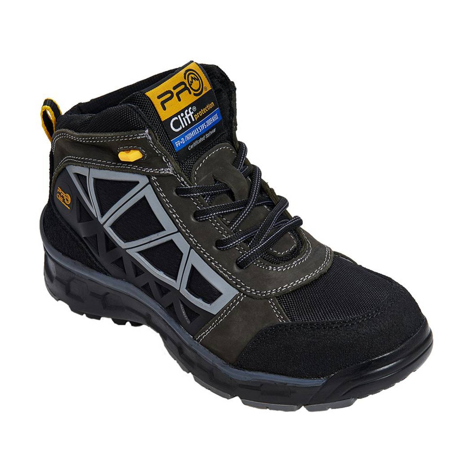 Bota De Seguridad Industrial Cliff Uso Rudo Nobuck