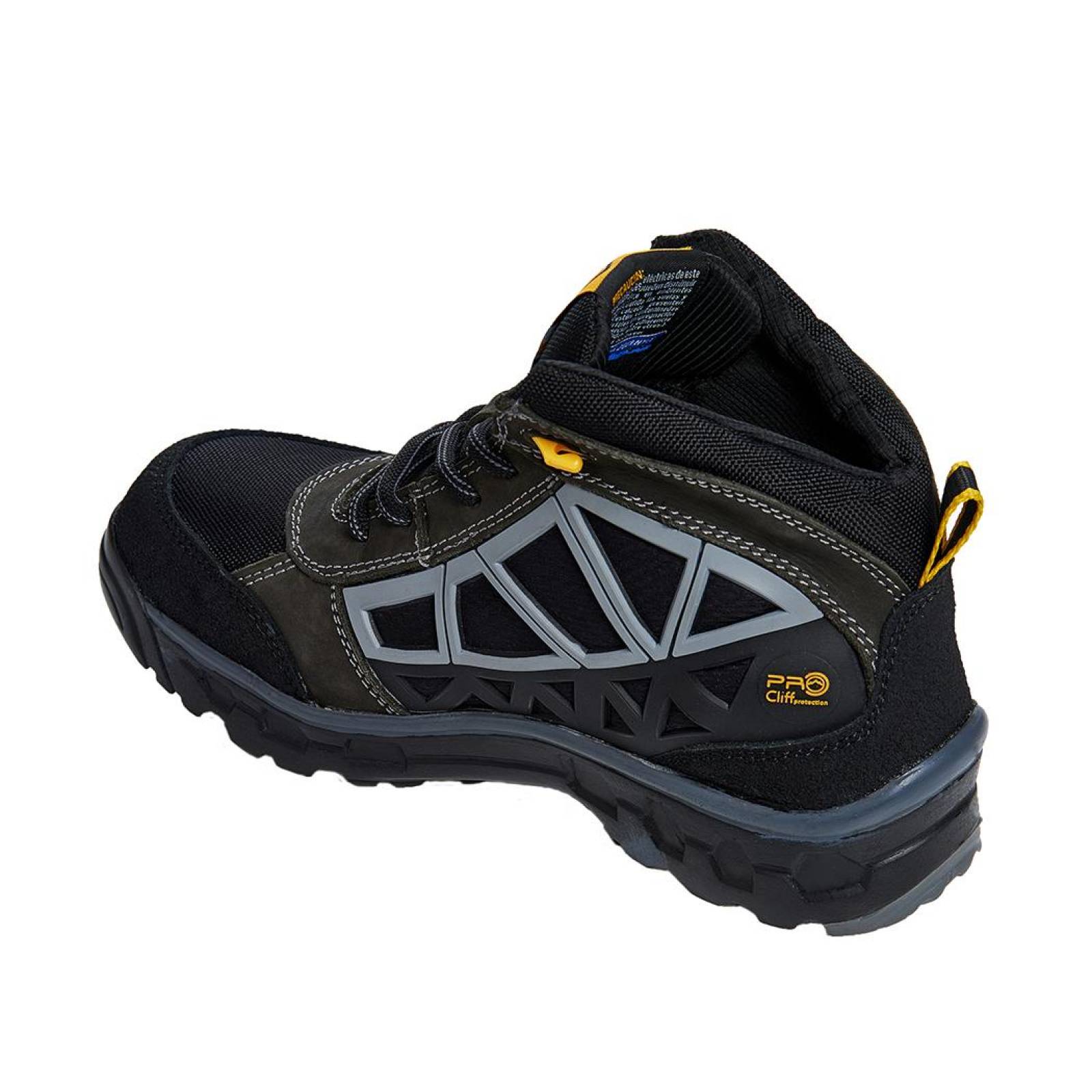 Bota De Seguridad Industrial Cliff Uso Rudo Nobuck