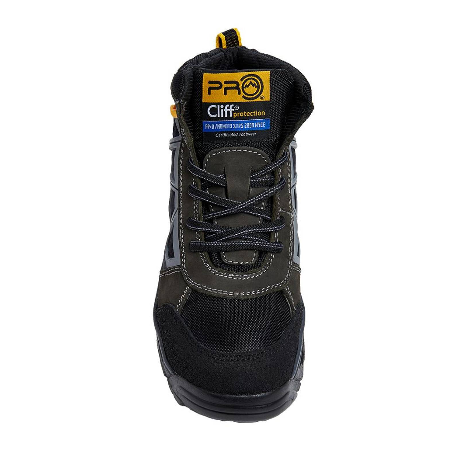 Bota De Seguridad Industrial Cliff Uso Rudo Nobuck