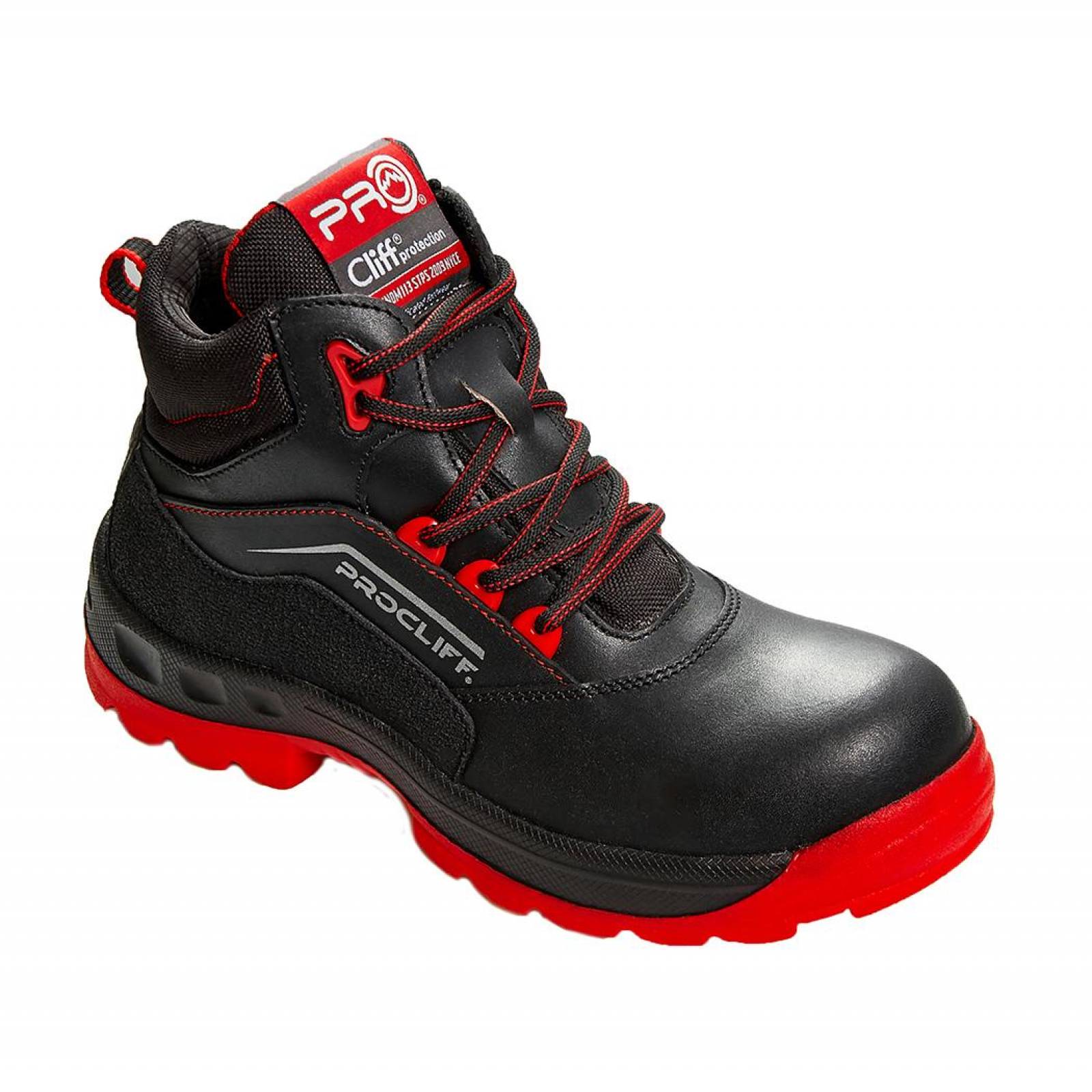 Bota De Seguridad Industrial Pro Cliff Uso Rudo Piel 