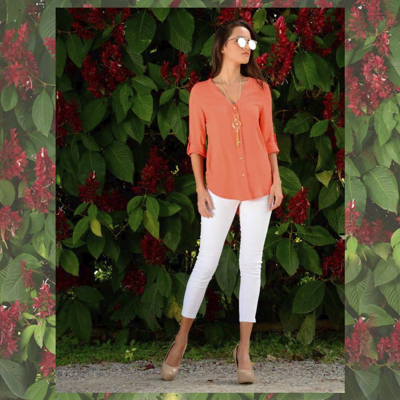 Jeans para Mujer Skinny Suave y elástico en Stretch Push Up Blanco 