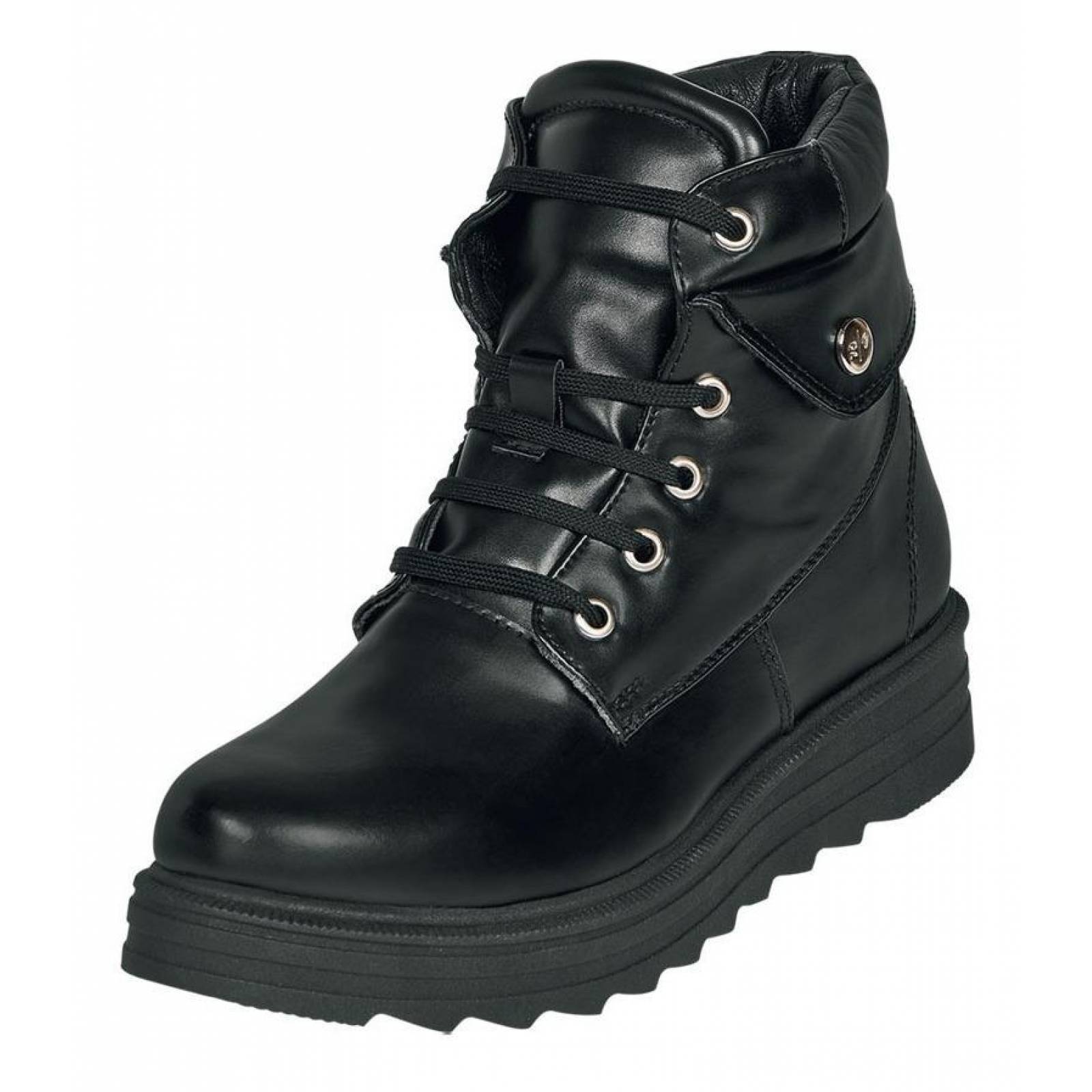 Incógnita- Botas/Botines para Mujer, Casuales, Tipo Piel, Color Negro, 041D17 