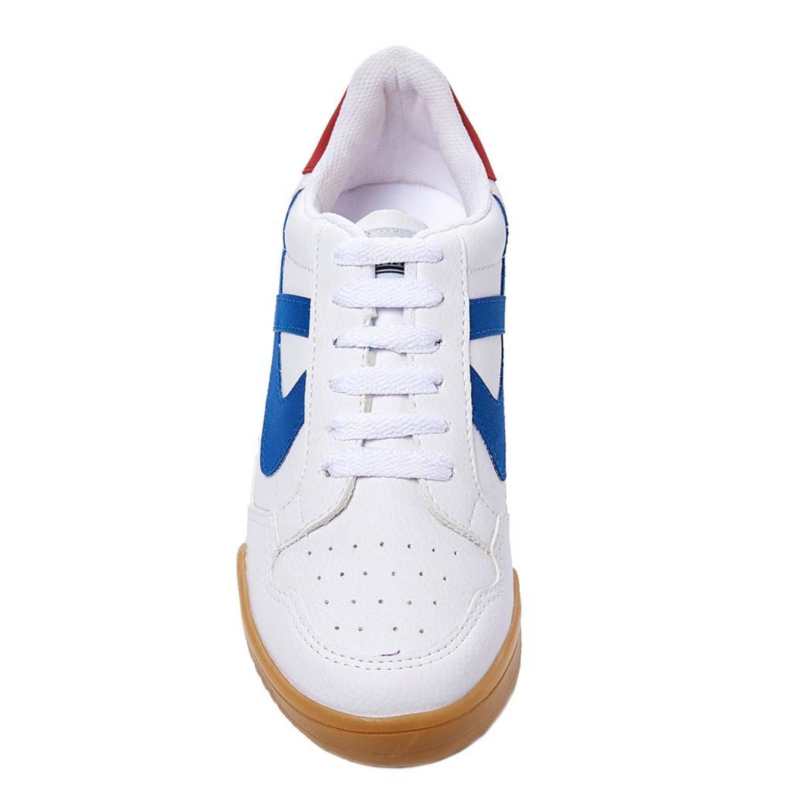 Tenis Panam hombre Mujer casual tipo piel Blanco Unisex 