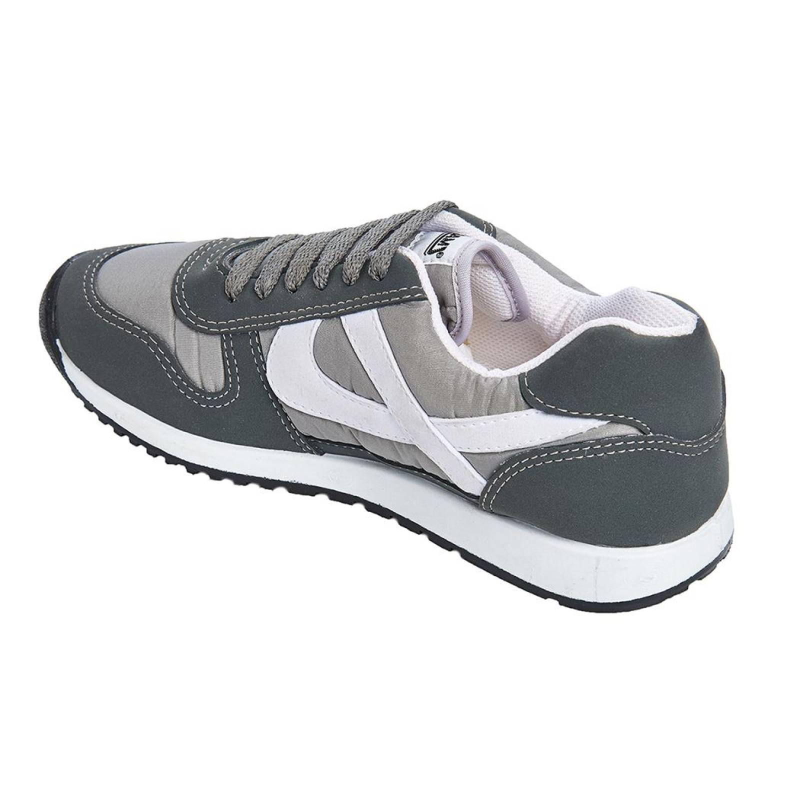 Panam Tenis Mujer Moda Casual Diseño Cómodo Gris 