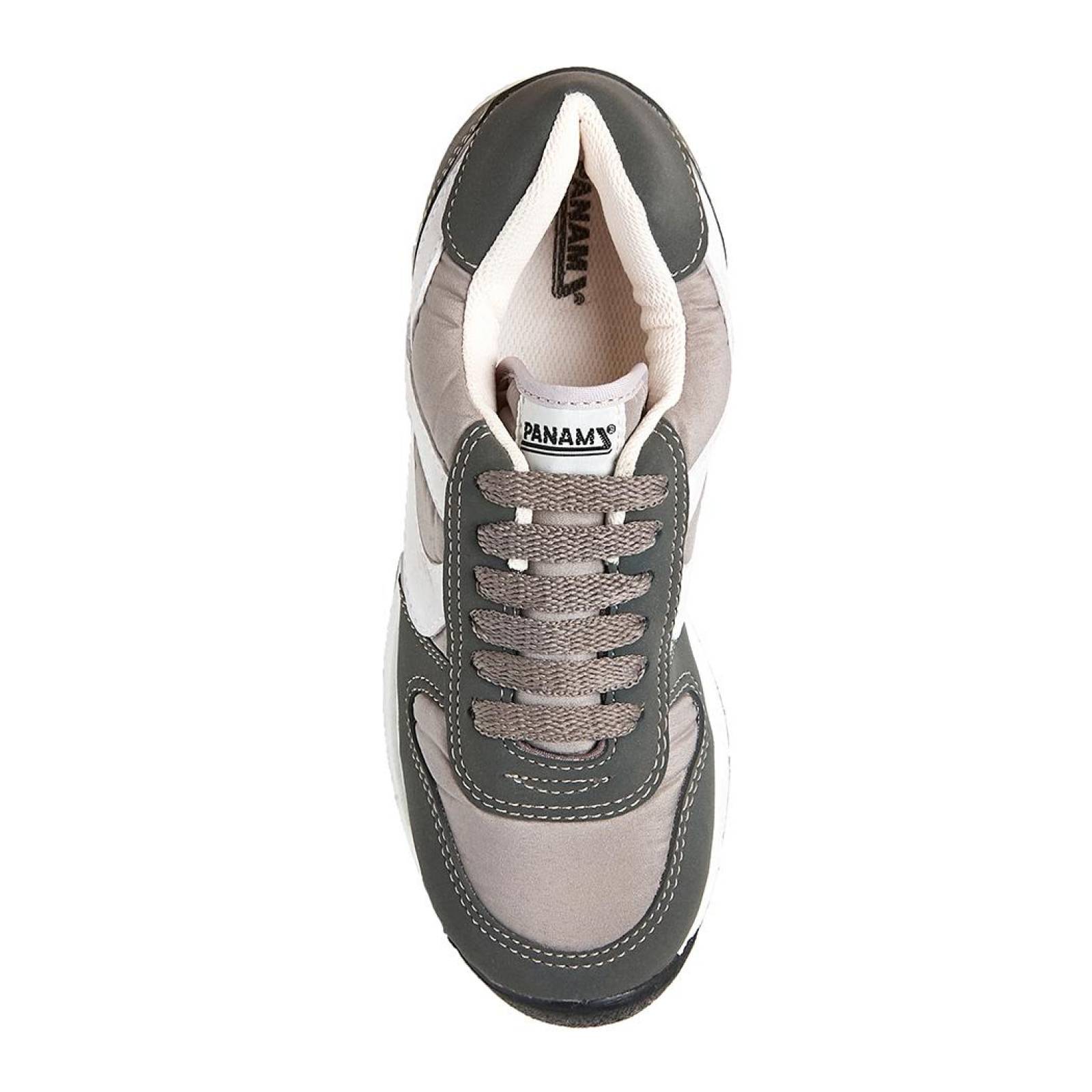 Panam Tenis Mujer Moda Casual Diseño Cómodo Gris 