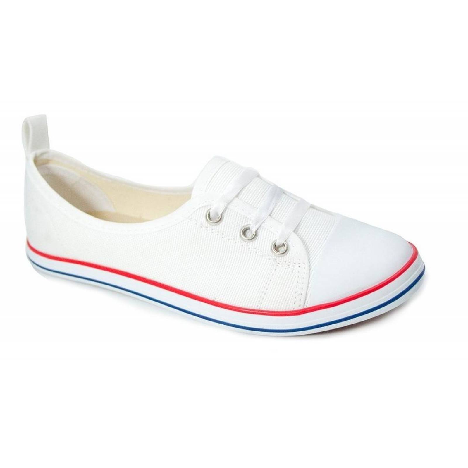 tenis blancos casuales dama
