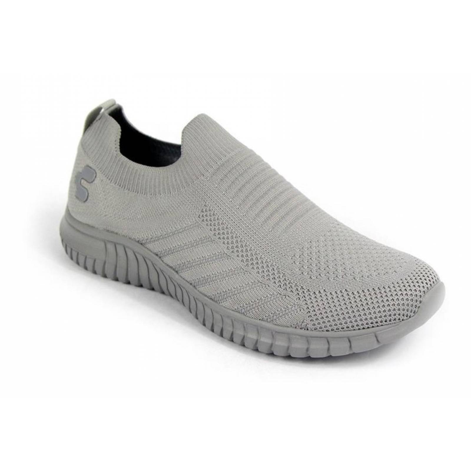 Tenis Mujer Dama Charly Textil Gris Deportivos Cómodos 