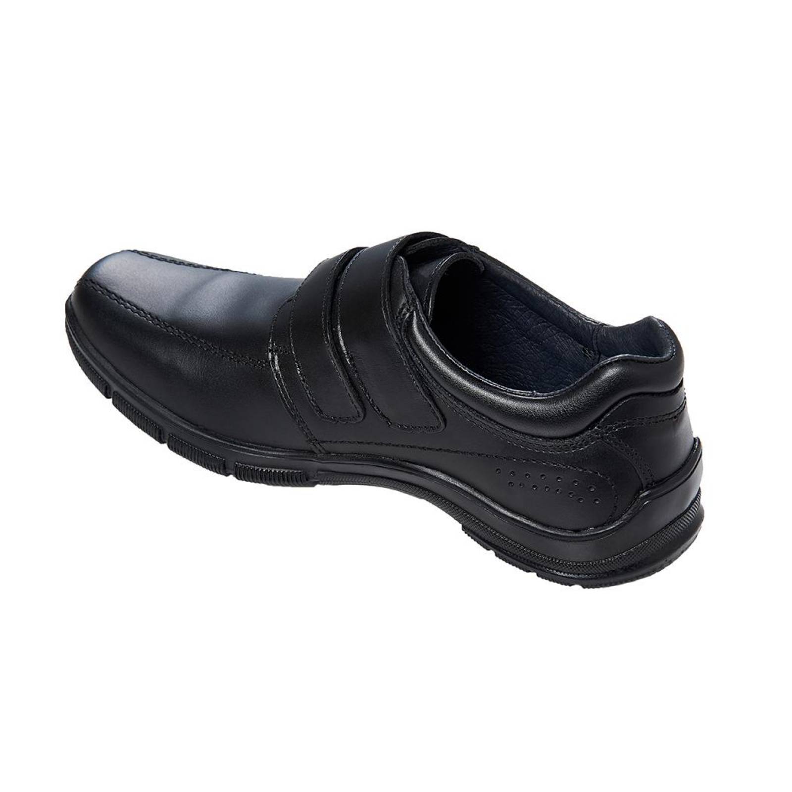 Zapato Para Hombre Casual Formal Liso En Piel Negro 
