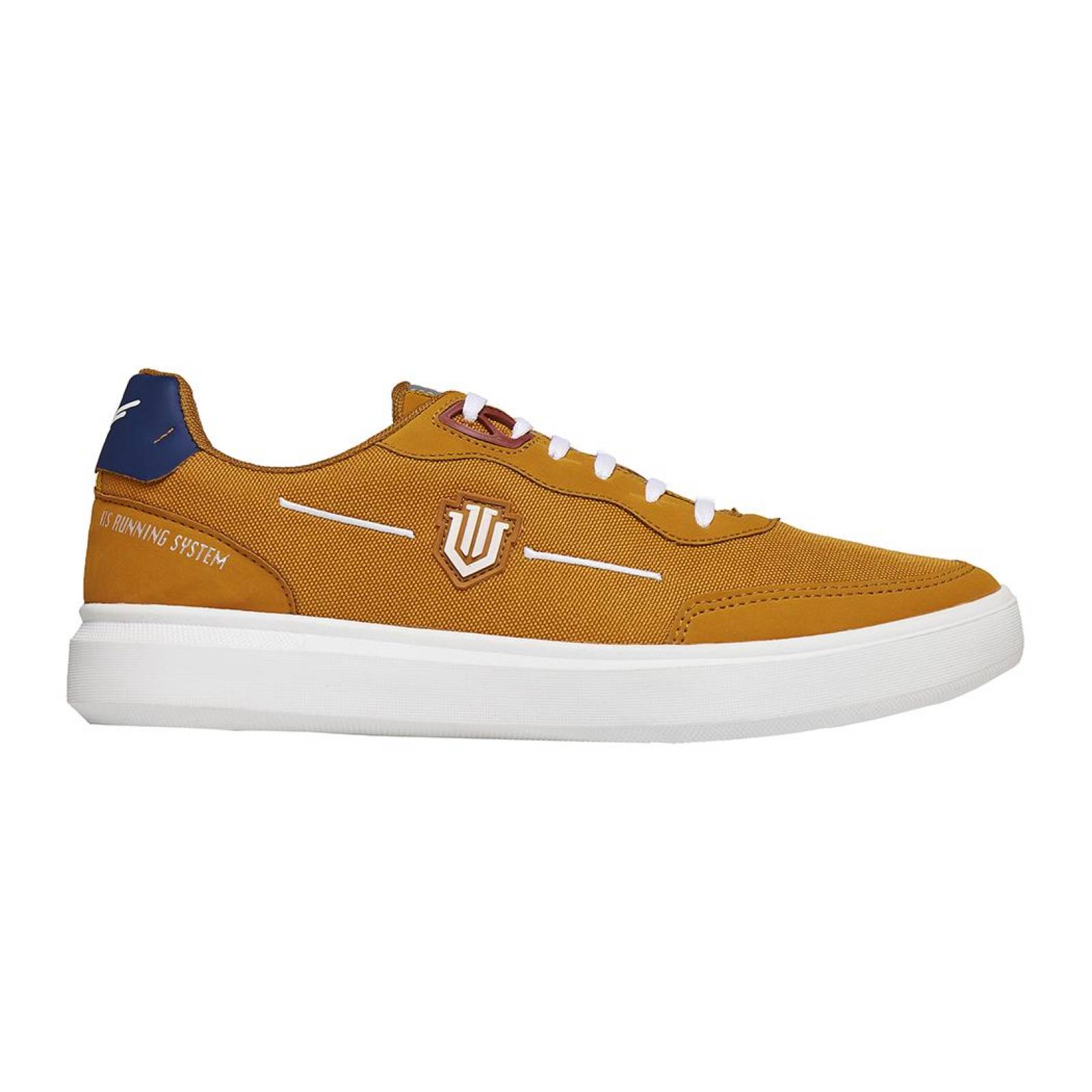 Tenis What's Up Casuales para Hombre,MOSTAZA, TEXTIL 