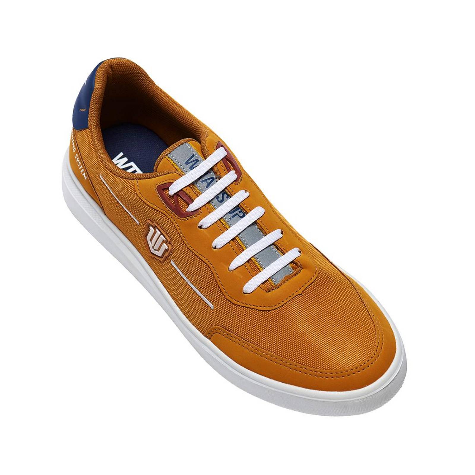 Tenis What's Up Casuales para Hombre,MOSTAZA, TEXTIL 