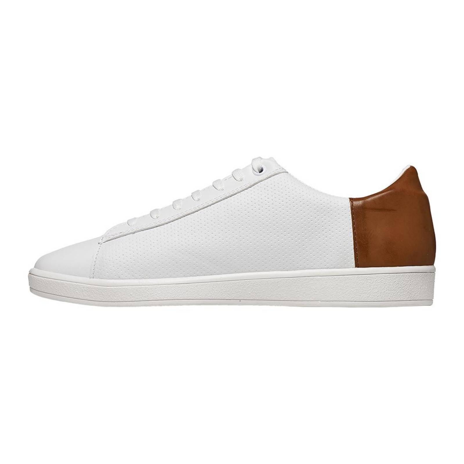 Tenis moda Casual para Hombre, BLANCO, TIPO PIEL 