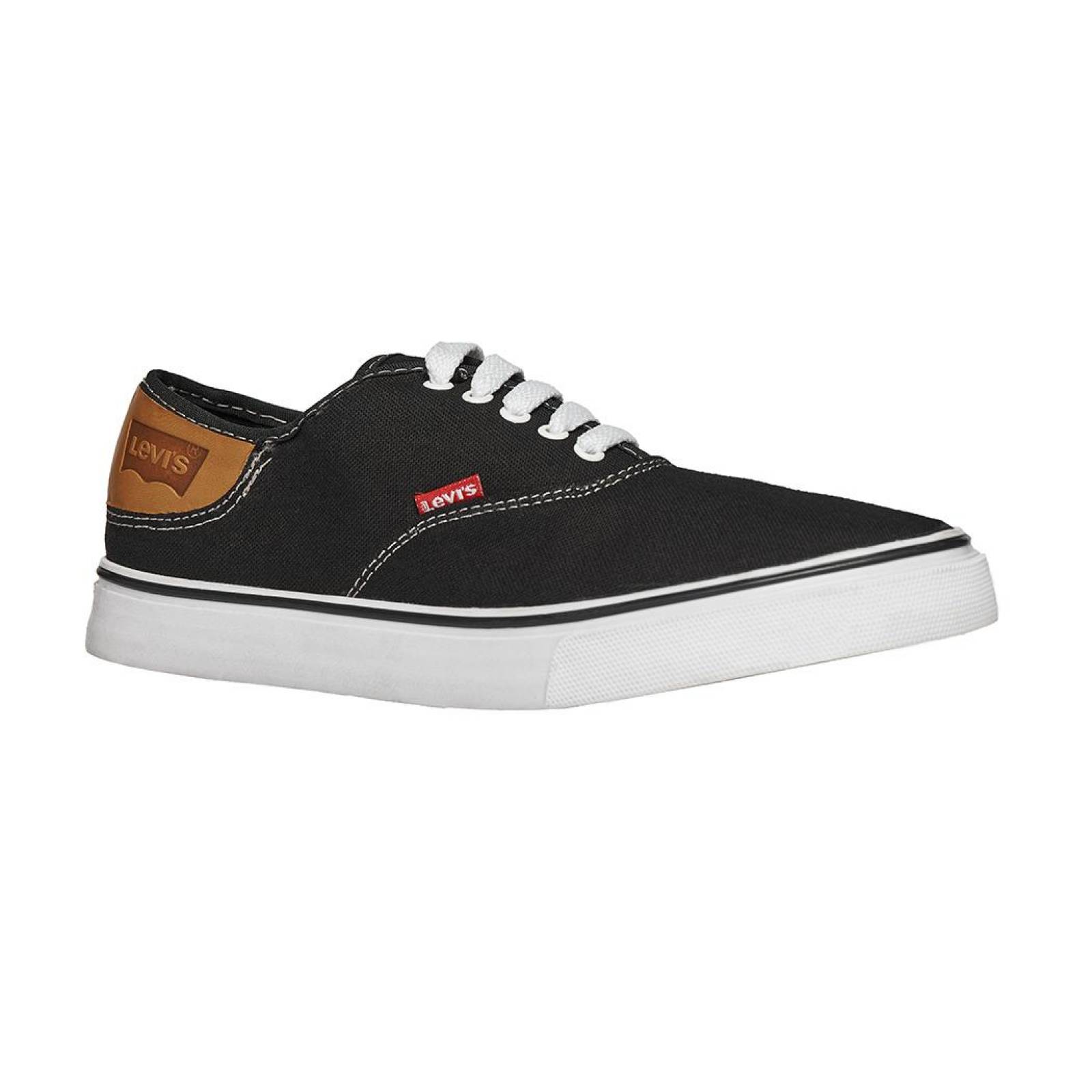 Tenis Mujer Levi's Clásico Textil Negro Moda Casual 