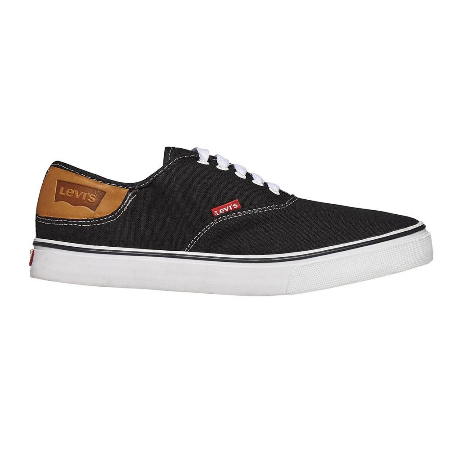 Tenis Mujer Levi's Clásico Textil Negro Moda Casual 
