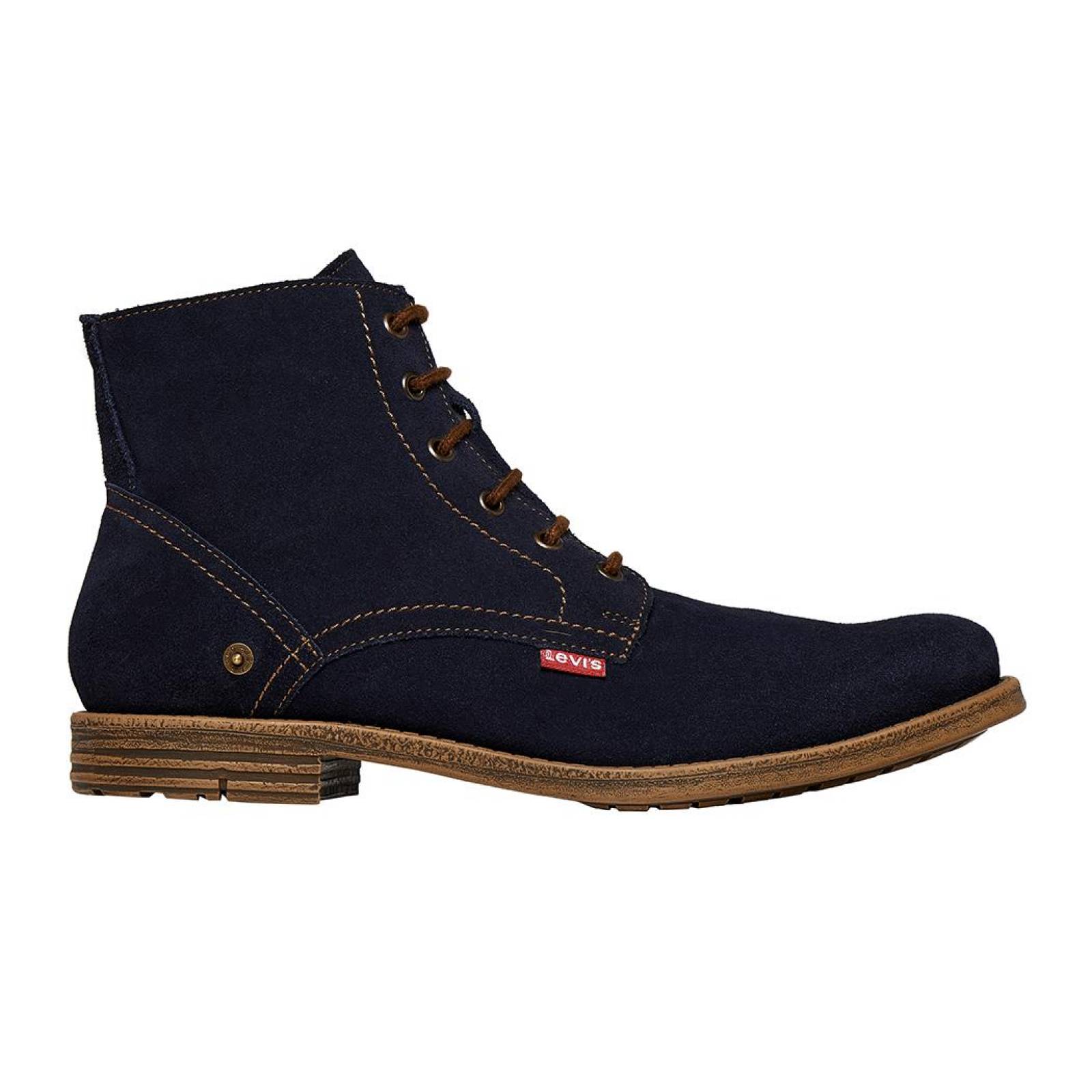 Botas Levi's Casuales Hombre Gamuza Azul Moda Casual 